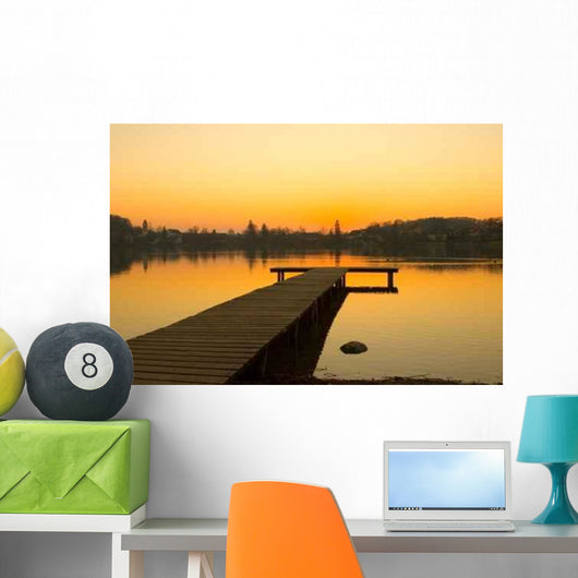 Incredible Sunset Color Wall Decal Design 1