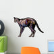 Cat Anatomy Wall Decal