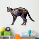 Cat Anatomy Wall Decal