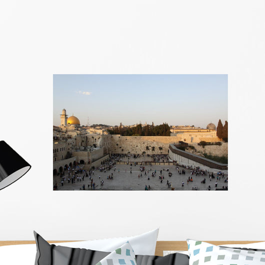 The Temple Mount in Jerusalem at Sunset Wall Mural
