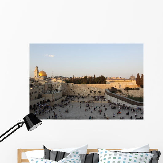 The Temple Mount in Jerusalem at Sunset Wall Mural