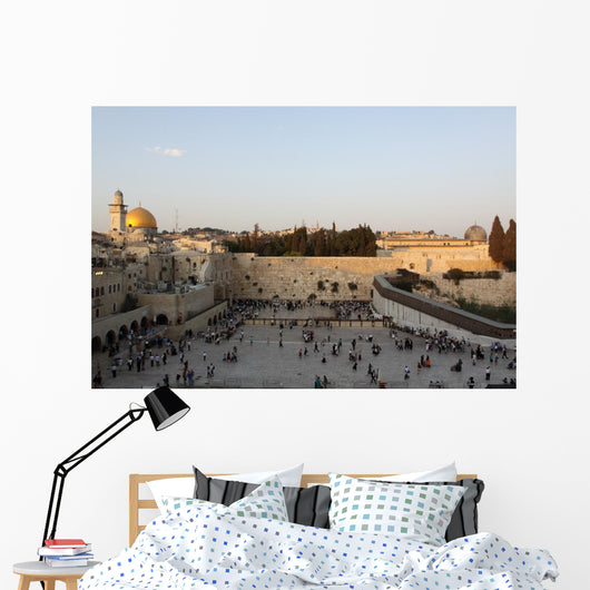The Temple Mount in Jerusalem at Sunset Wall Mural