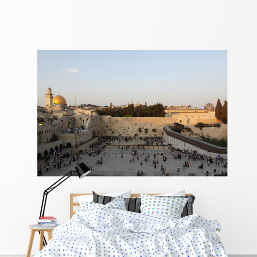 The Temple Mount in Jerusalem at Sunset Wall Mural