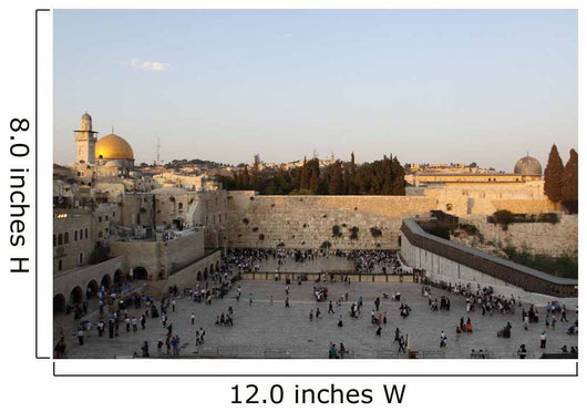 The Temple Mount in Jerusalem at Sunset Wall Mural
