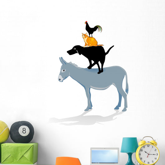 Bremen Town Musicians Wall Decal