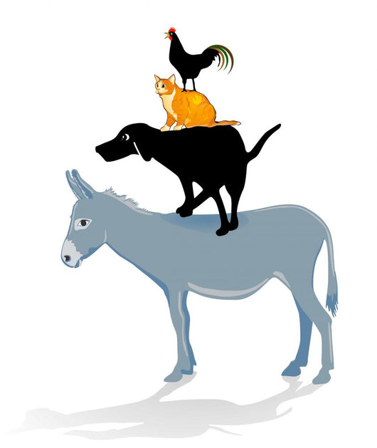 Bremen Town Musicians Wall Decal