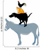 Bremen Town Musicians Wall Decal