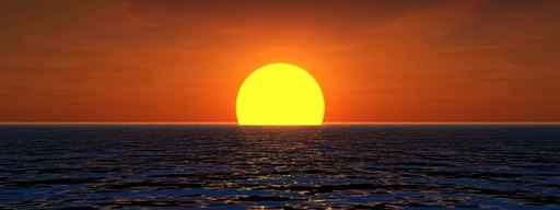 Sun Sea Wall Decal