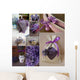 Lavender collage Wall Mural