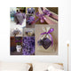Lavender collage Wall Mural