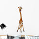 Giraffe Stand up Wall Decal
