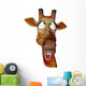 Giraffe Crazy up Wall Decal