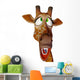 Giraffe Crazy up Wall Decal