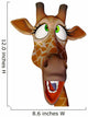 Giraffe Crazy up Wall Decal