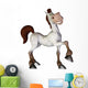 Horse Cartoon Happy Walking