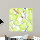 Tennis Balls Pattern Wall Decal