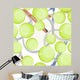 Tennis Balls Pattern Wall Decal