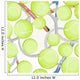 Tennis Balls Pattern Wall Decal