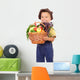 Little Boy with Basket