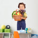 Little Boy with Basket