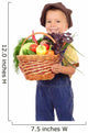 Little Boy with Basket