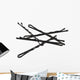 Hair Pins Wall Mural
