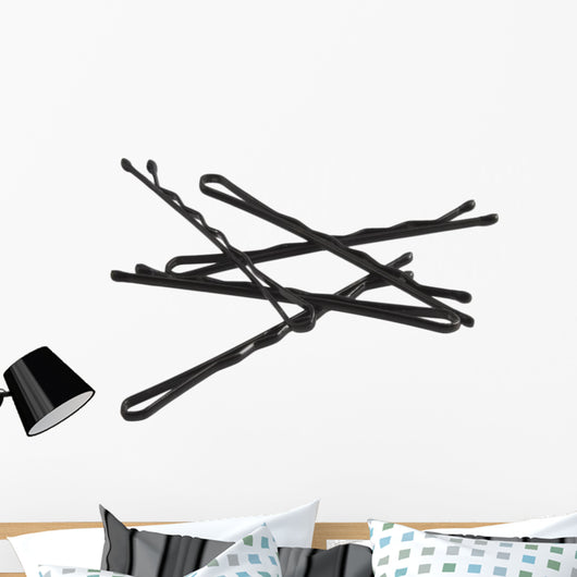 Hair Pins Wall Mural