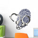 hand cuffs and thumb print Wall Decal