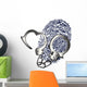 hand cuffs and thumb print Wall Decal