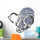 hand cuffs and thumb print Wall Decal