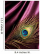 Peacock Feather over Silk