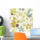 Seamless Leaves Theme Wall Decal