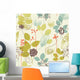 Seamless Leaves Theme Wall Decal