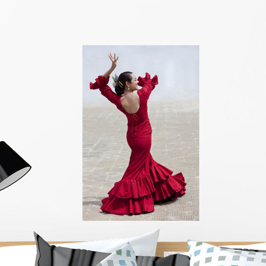 Traditional Woman Spanish Flamenco