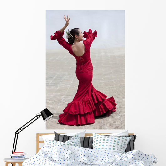 Traditional Woman Spanish Flamenco