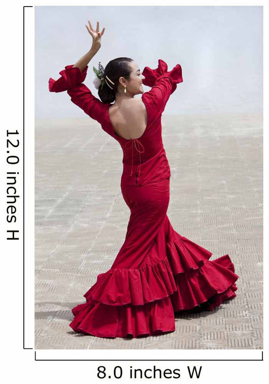 Traditional Woman Spanish Flamenco