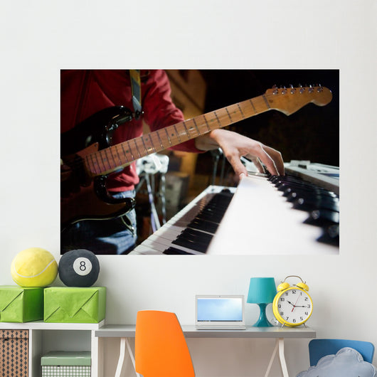 Musico Con Guitarra Y