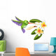 Humming Bird and Flowers