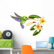 Humming Bird and Flowers