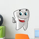 Smiling Molar Tooth Wall Decal