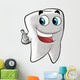 Smiling Molar Tooth Wall Decal