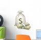 Sack and money Wall Decal