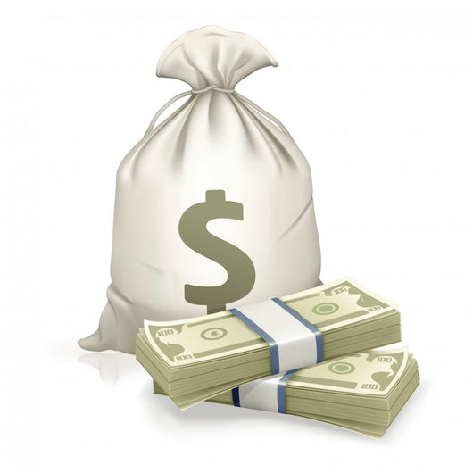 Sack and money Wall Decal