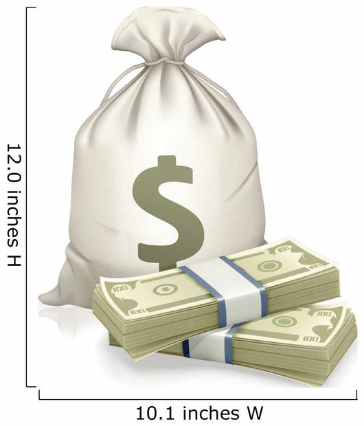 Sack and money Wall Decal