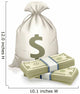 Sack and money Wall Decal