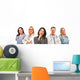 Hispanic Woman with Male and Female Doctors or Nurses Wall Mural