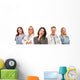 Hispanic Woman with Male and Female Doctors or Nurses Wall Mural