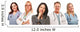 Hispanic Woman with Male and Female Doctors or Nurses Wall Mural
