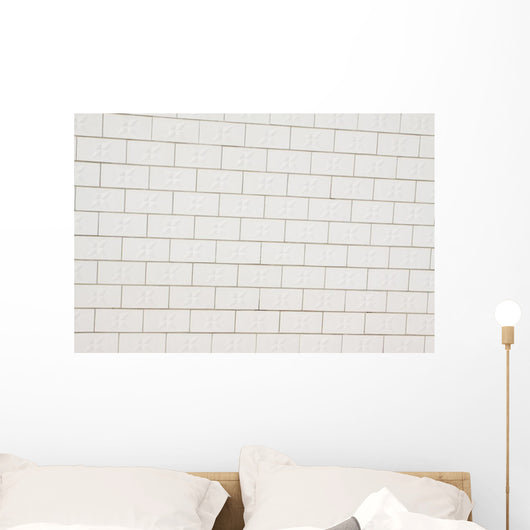 White Ceramic Tile Wall