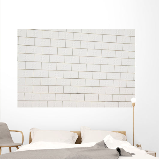 White Ceramic Tile Wall